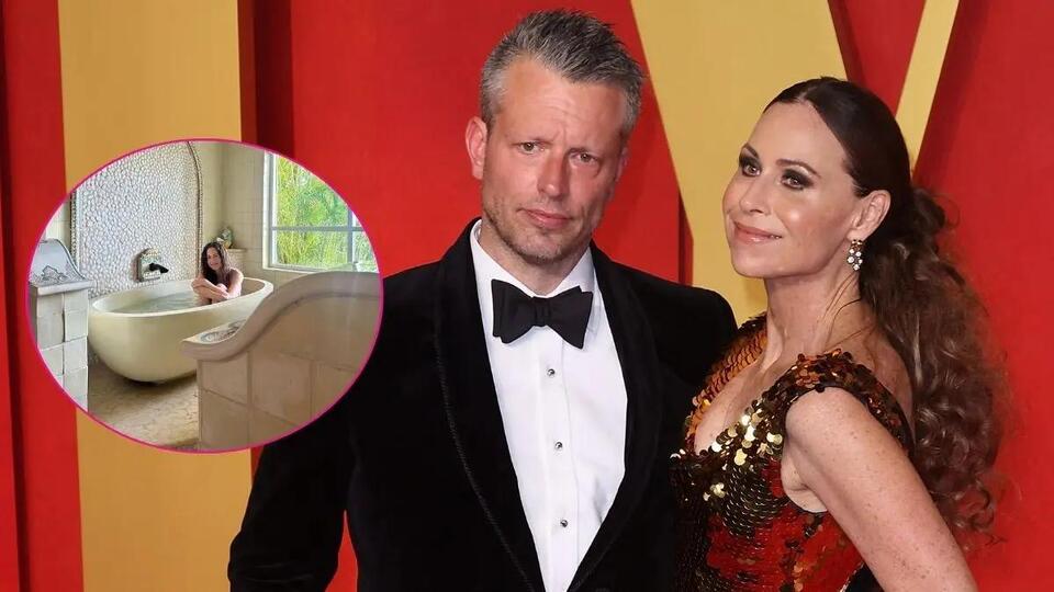 Minnie Driver 56 Goes Naked For Sultry Bathtub Photos During Birthday