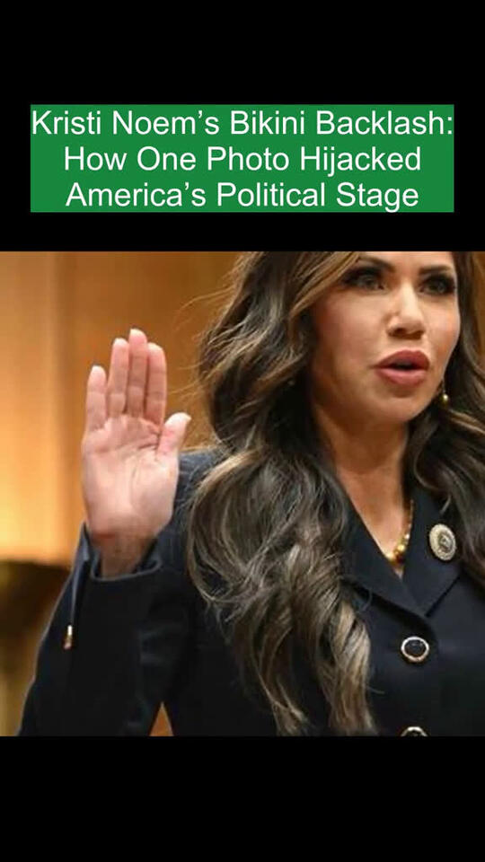 Kristi Noem S Bikini Controversy Explained NewsBreak