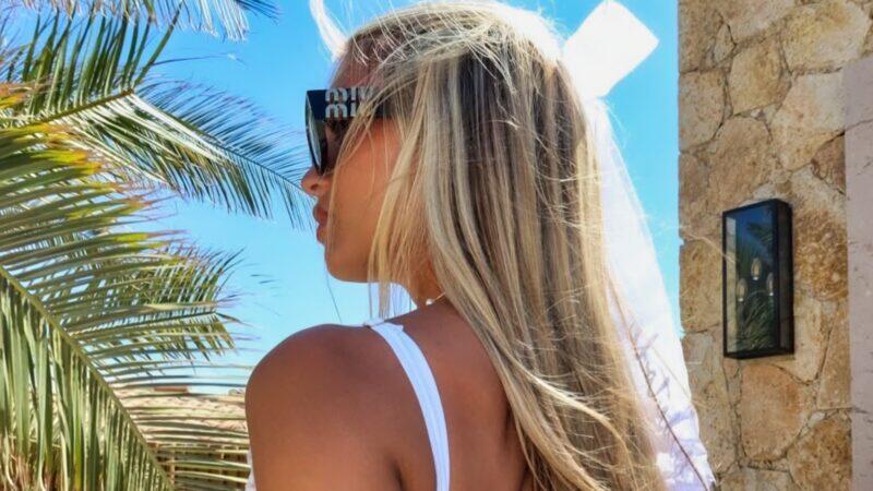 Zach Wilsons Fiancée Nicolette Dellanno Uses Her Bikini To Drop