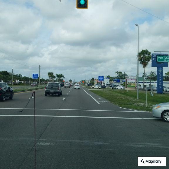 Traffic stop on gold van in Port Charlotte