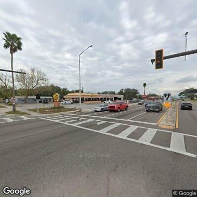 Traffic stop on white Acura sedan in Clearwater