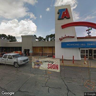 Man with back and leg pain at Richmond Hill truck stop