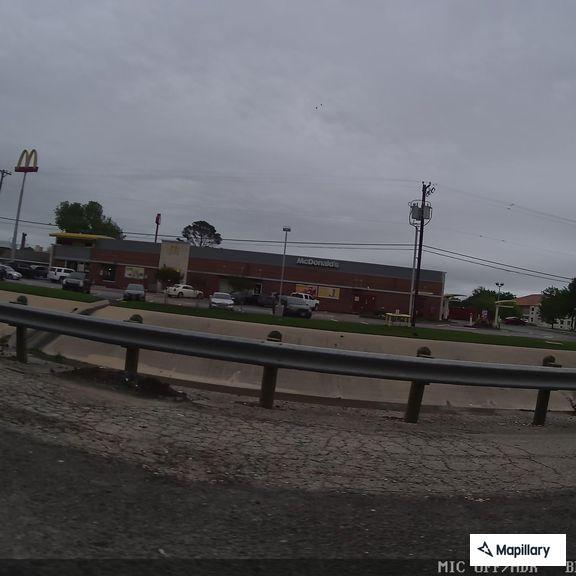 Vehicle collision at McDonald's on East Ennis Avenue