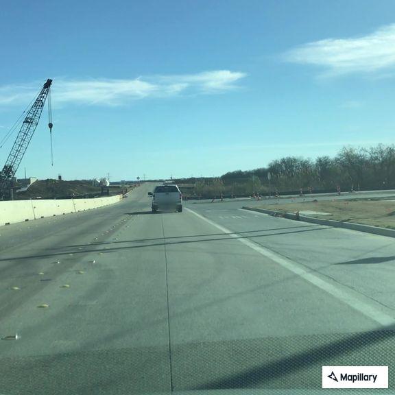 Traffic stop on northbound Highway 360