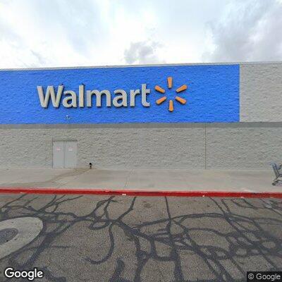 Trespassed person walking toward nearby Walmart