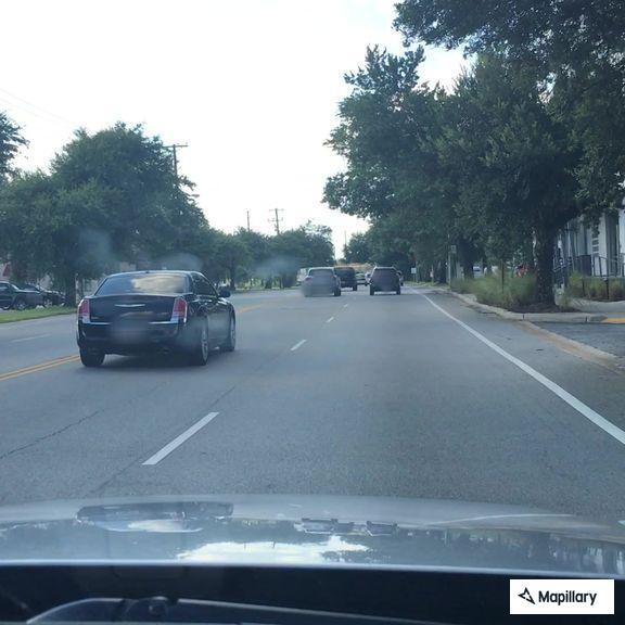 Driver exits highway onto Morrison Drive