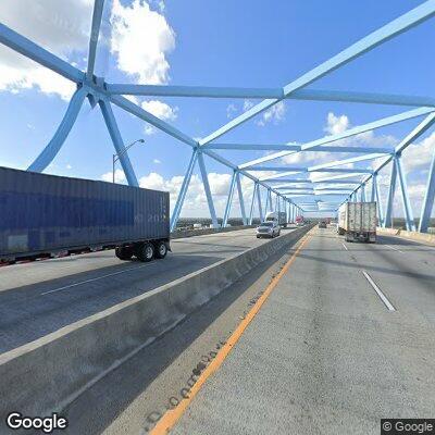 Flat tire blocks right lane on Don Holt Bridge