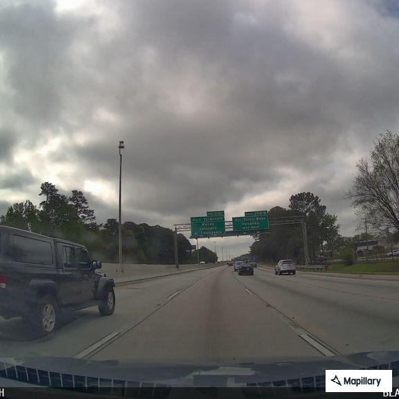 Person reported in roadway on I-26 with kayak