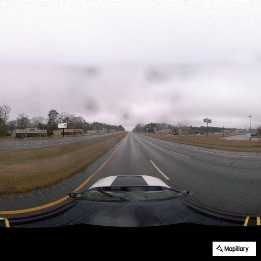 Truck blocks view near stop sign by Arby’s