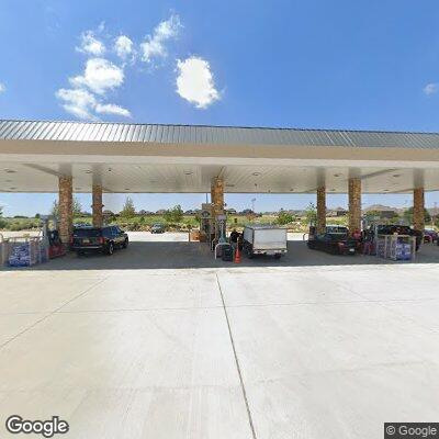 Car crash near fuel pumps by Kroger in Prosper