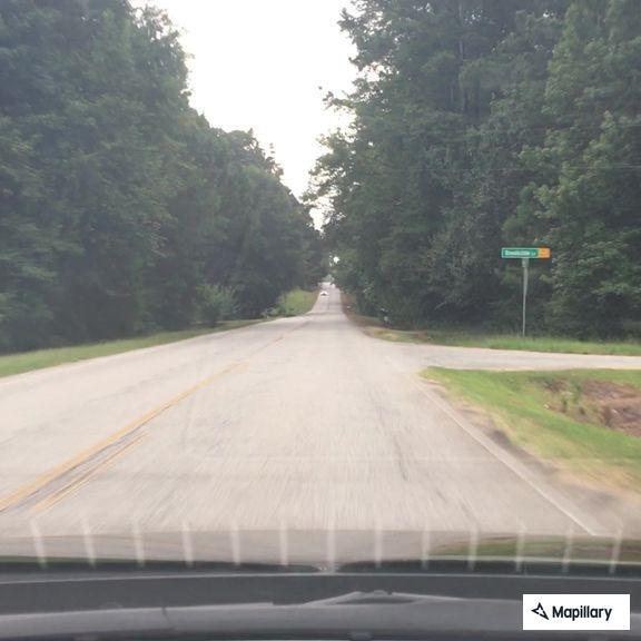 Tree blocking lane on Brookside Lane at McIntosh Road