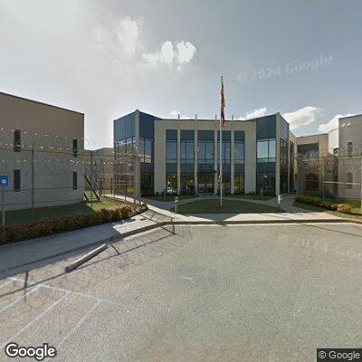 Patrol car and Honda crash at county jail