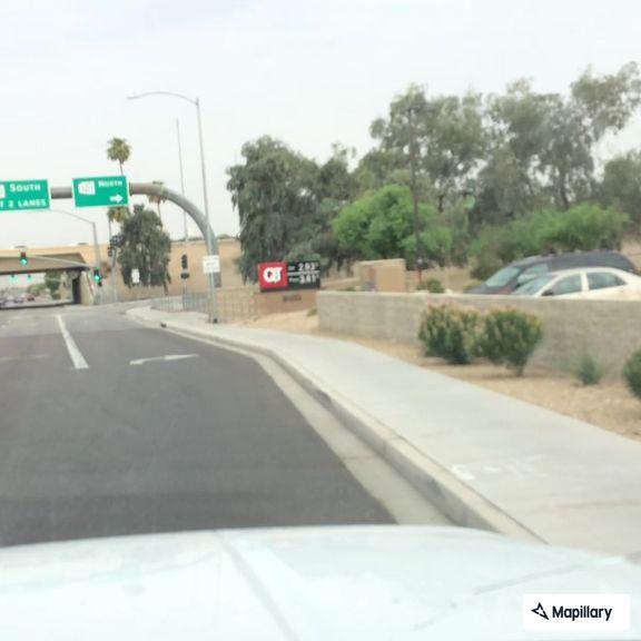Single‑vehicle crash on Olive Avenue, no injuries