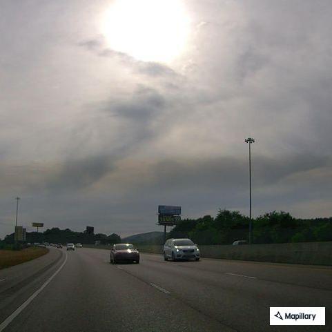 Left lane closed on I-20 westbound near Oxford