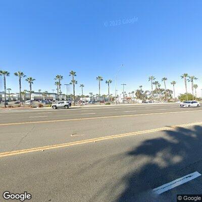 Fire near Pacific Coast Highway in Long Beach