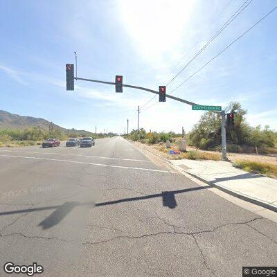Bridge fire near Cave Creek Road in Arizona
