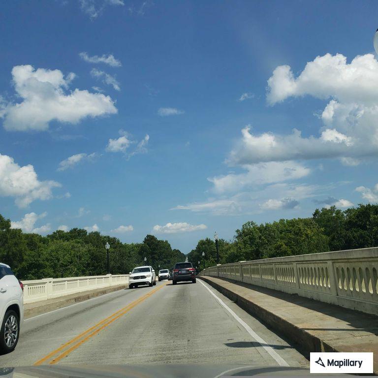 Brush fire near Waccamaw River Bridge in Conway