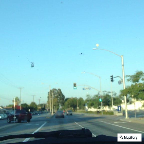 Vehicle fire near Alondra Boulevard and Gridley Road