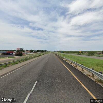 Semi driving with trailer doors open on highway
