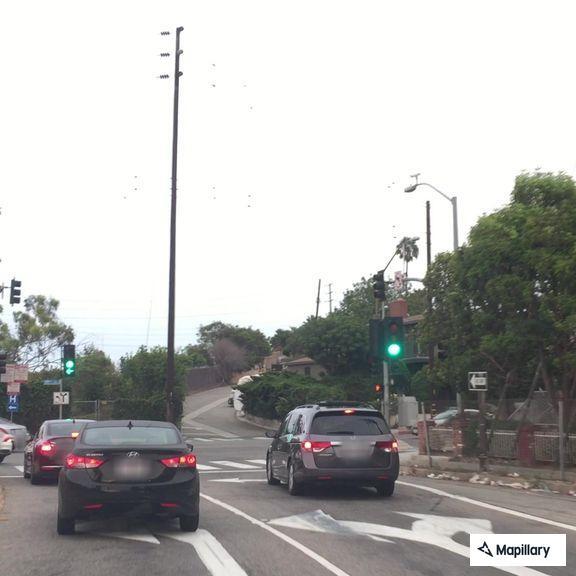 Rubbish fire on southbound 10 near Santa Monica