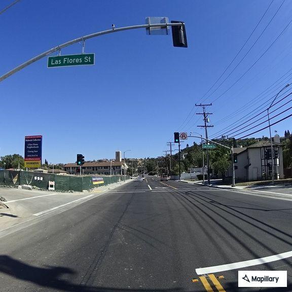 Traffic collision at Fremont and Las Flores