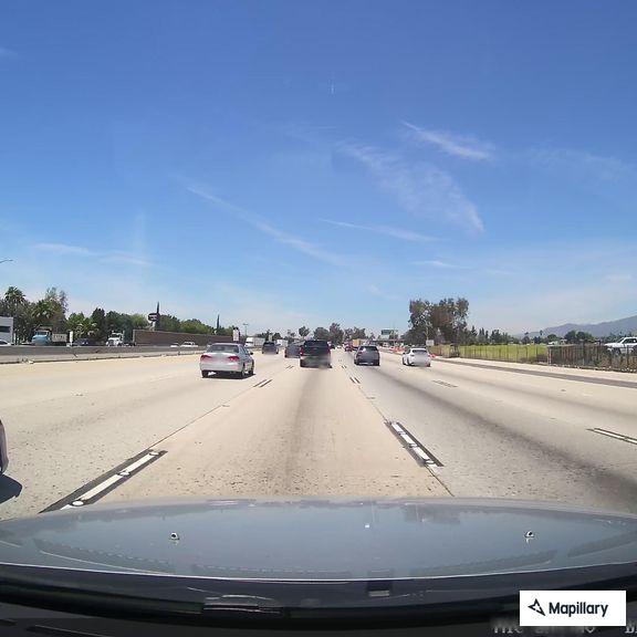 Reckless black Toyota Camry on westbound 6393