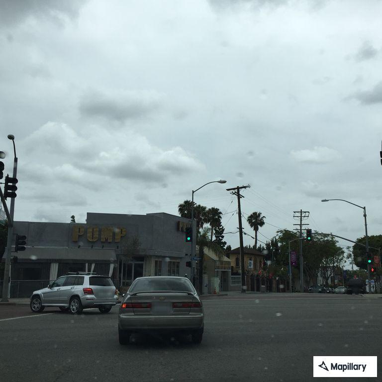 Person having difficulty breathing at West Hollywood intersection
