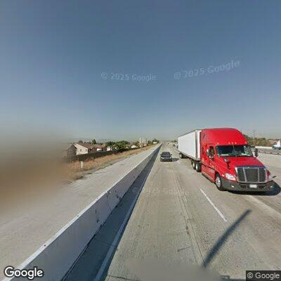 Disabled trailer at I-15 Baseline gore point