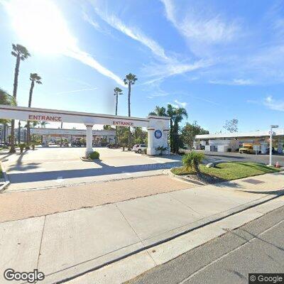 Traffic collision at Simi Auto Center car wash