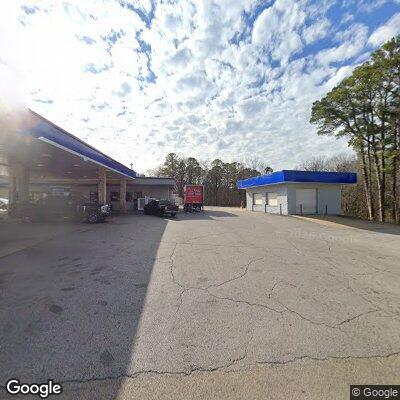 Elderly person assaulted behind gas station