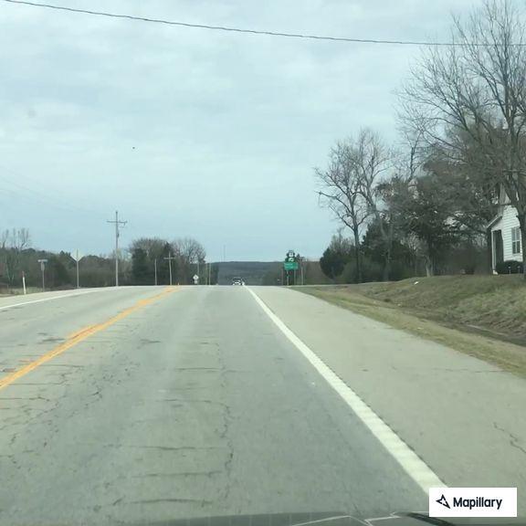 Traffic stop involving gray Honda on Highway 71