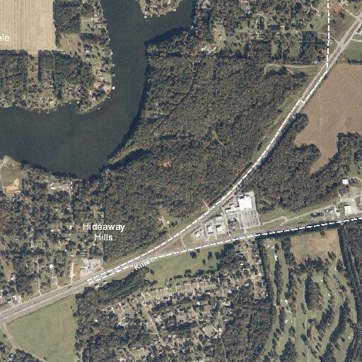 Smaller silver vehicle blocking Highway 43 and 72