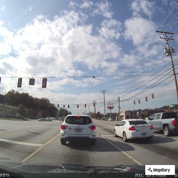 Traffic stop near Blue Bay Seafood