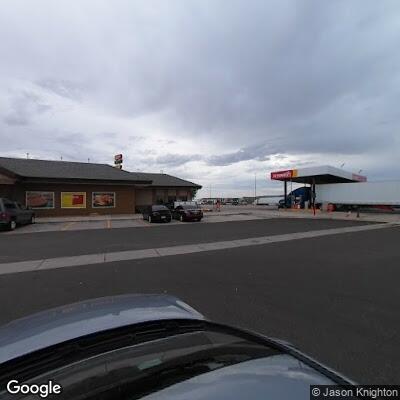 Male in semi requests hospital transport at gas station