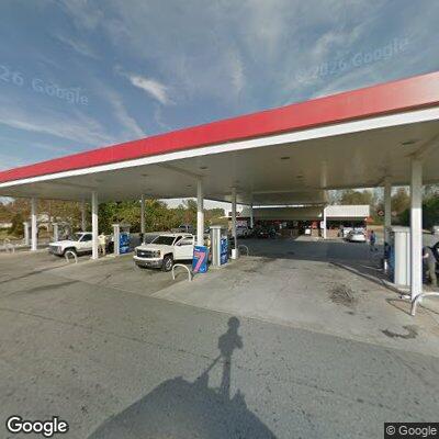 Car damages gas pump hose at Speedway station