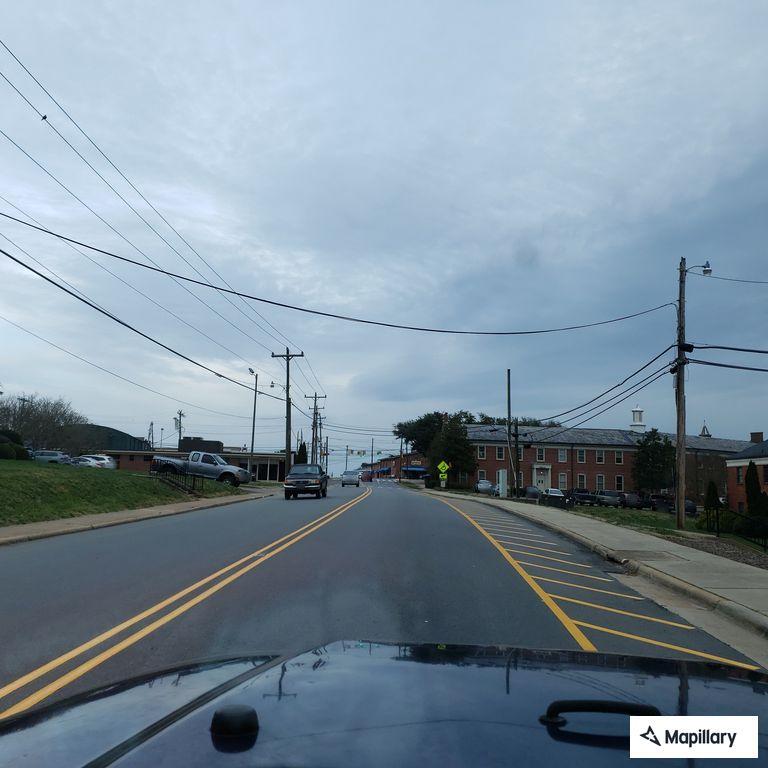 Traffic stop on silver Ford Focus