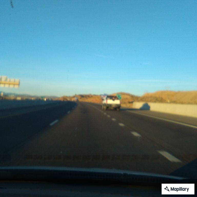 Reckless motorcycle pursuit northbound on I-25