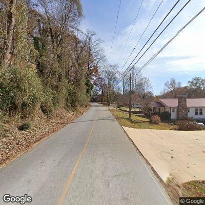 Dead tree blocking lane near Chimney Rock Park