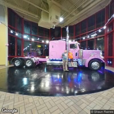 Truck fire and diesel fuel spill at parking lot