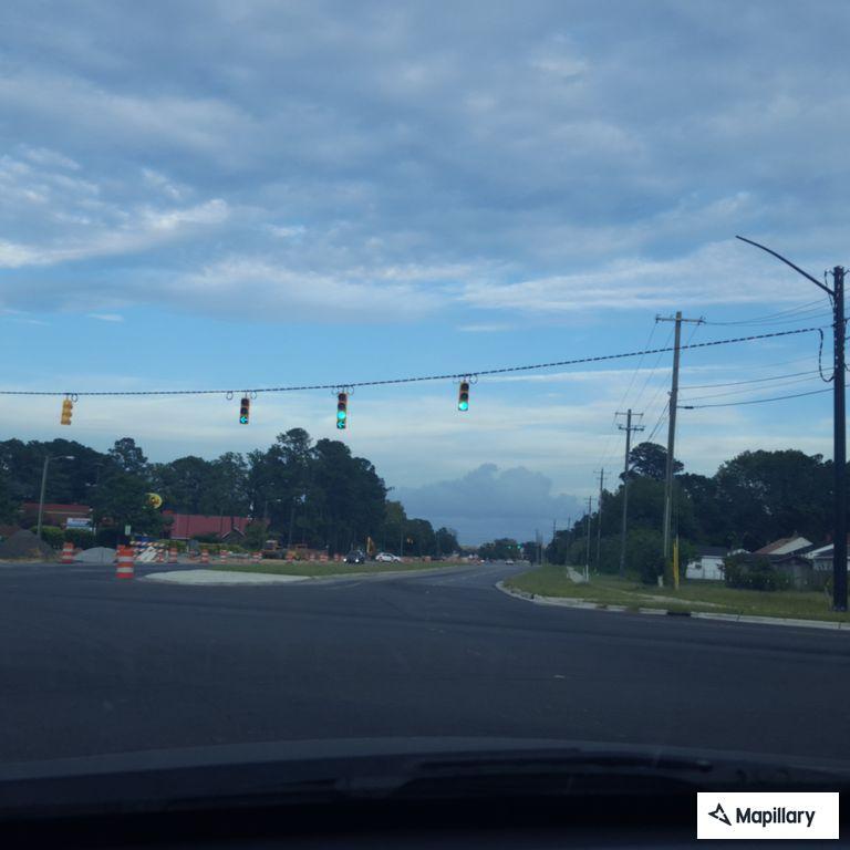 Small brush fire near NC 11 Bypass in Greenville