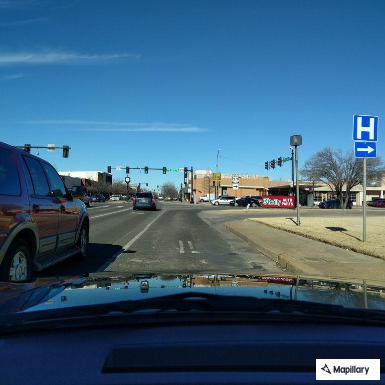 Reckless blue truck reported on North Broadway