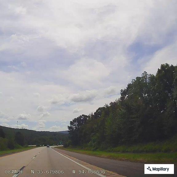 Traffic stop of speeding Dodge Charger on I-49