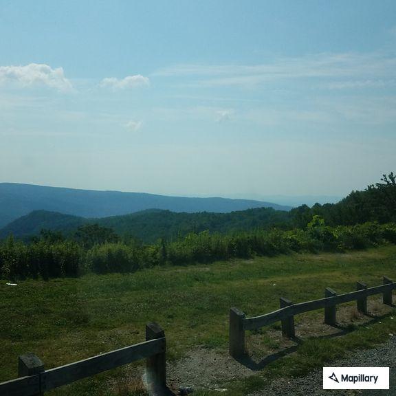 Motor vehicle crash near Brown Mountain Overlook