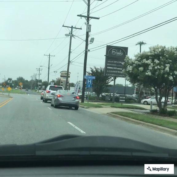 Traffic stop on Battleground Avenue and Cornwallis