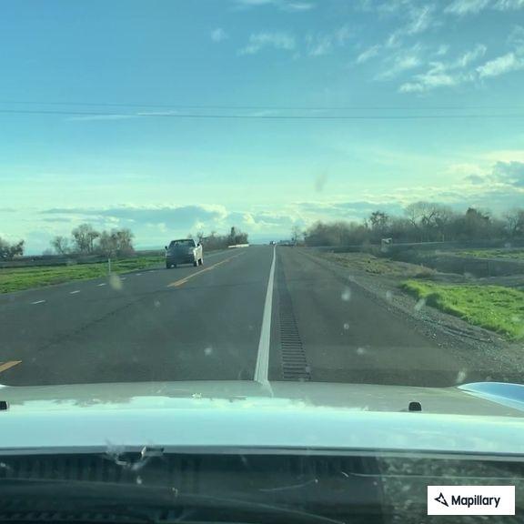 Traffic stop on silver pickup at Highway 41