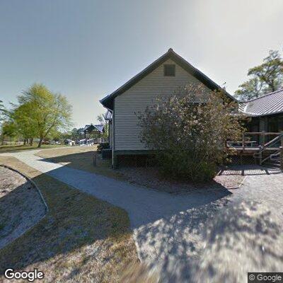 Truck off roadway near Dismal Swamp State Park