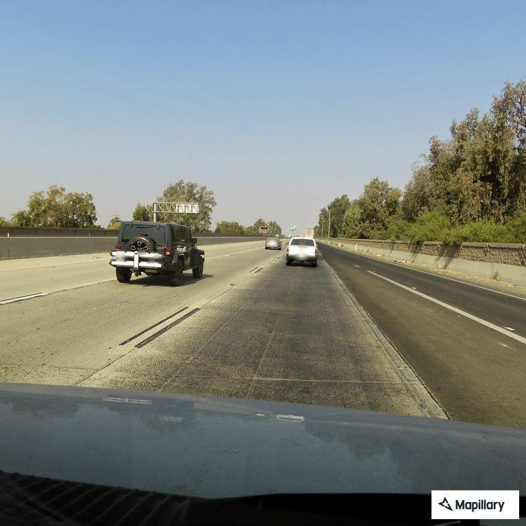 Reckless pickup driver swerving on CA-99