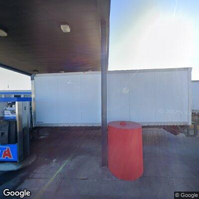 Truck trailer brake fire at TA truck stop