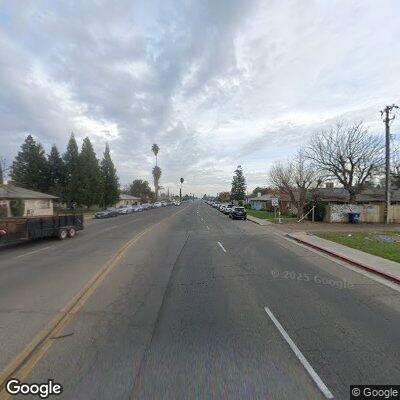 White folding table blocking Highway 99 lane