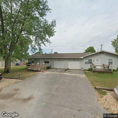 Elderly woman with dementia yelling on front porch